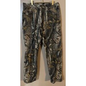 Vintage ProGear by Wrangler Men's 34×32 Camo Jeans Realtree Hunting Pants Y2k